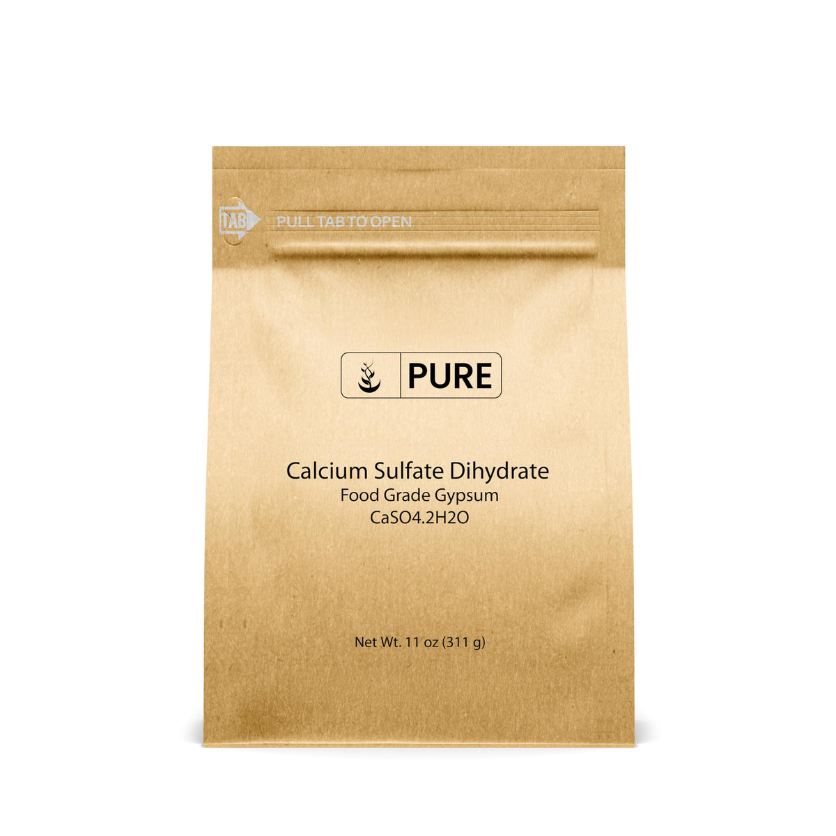 Pure Original Ingredients Calcium Sulfate for baking, improves dough texture.