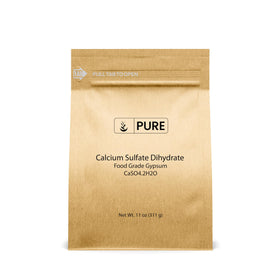 Pure Original Ingredients Calcium Sulfate for baking, improves dough texture.