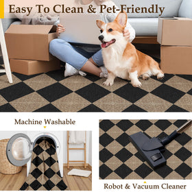 PureCozy rug cleans with hose or vacuum for quick refresh in busy homes.