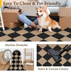 PureCozy rug may arrive folded with creases from packaging.