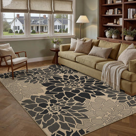 PureCozy high-traffic outdoor rug suitable for busy entryways and patios