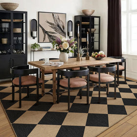 PureCozy machine-washable rug supports cold wash and air drying.