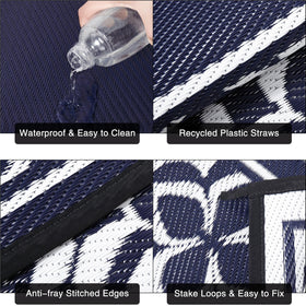 PureCozy kid and pet friendly outdoor rug for safe spaces