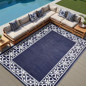PureCozy reversible rug design with two looks for styling flexibility