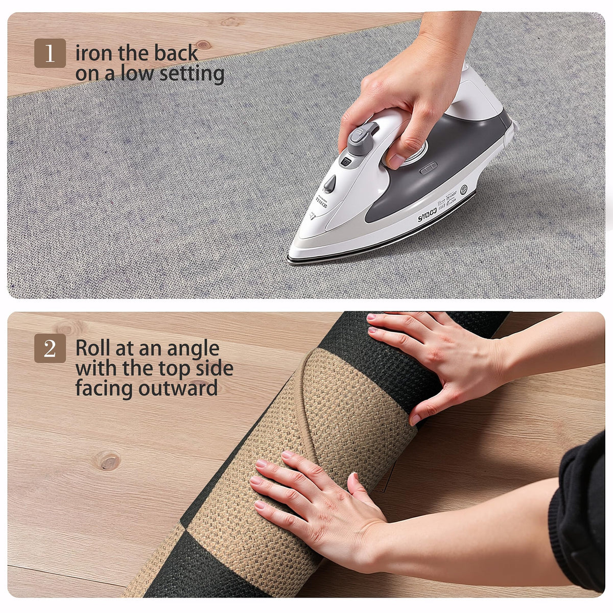 PureCozy rug stands up to daily family use and pets.