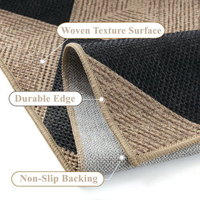 PureCozy washable rug is easy to clean after daily indoor and outdoor use.