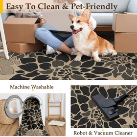 PureCozy weather-resistant rug built for sun and rain durability