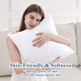 puredown indoor-outdoor use pillow insert withstands elements while adding style