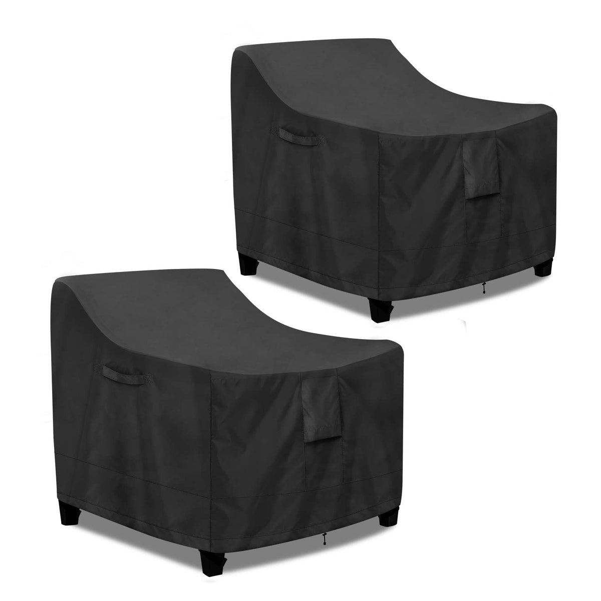 PureFit outdoor chair covers front view; waterproof protection keeps chairs dry.