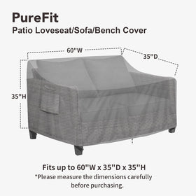 PureFit 2-seater cover on sofa demonstrating snug fit for protection