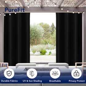 PureFit UV fade resistant fabric blocks sun and preserves color.