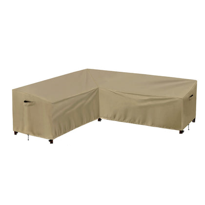 PureFit outdoor sectional sofa cover left-facing 83x104 shields sofa from rain and wind.