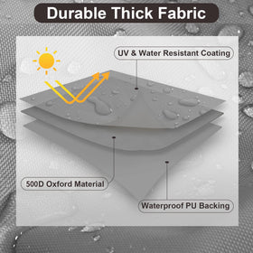 PureFit UV-resistant fabric maintains color over seasons.