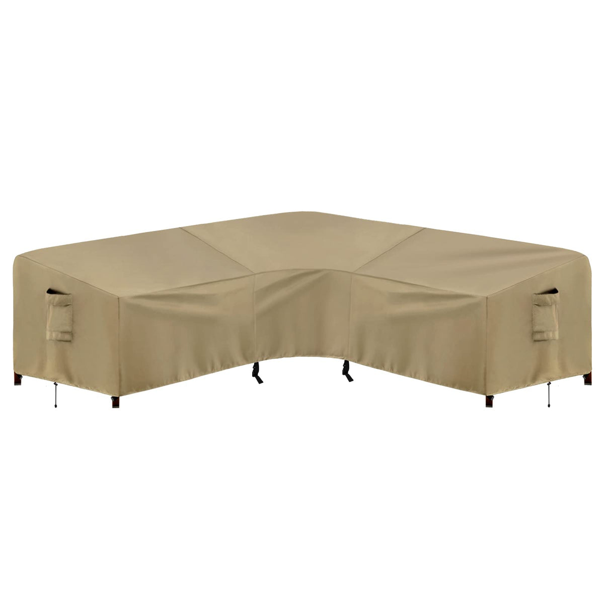 PureFit waterproof oxford fabric closeup showing rain protection for outdoor sofa cover