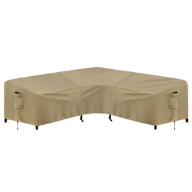 PureFit waterproof oxford fabric closeup showing rain protection for outdoor sofa cover