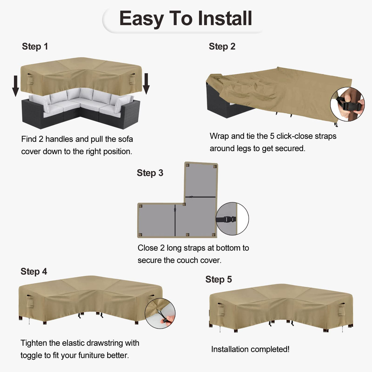 PureFit wipe-clean surface for fast outdoor furniture maintenance