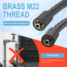 Purilitzs hose suitable for cars, patios, and garden cleaning.