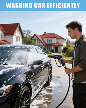 Purilitzs ideal setup for car washing with precise spray