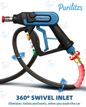 Purilitzs nozzle tips boost versatility for cars, windows, roofs, and driveways