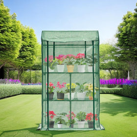 Purlyu mini tabletop greenhouse suitable for sheltered outdoor use on balcony