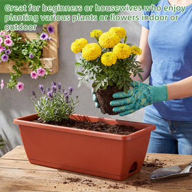 Purpeak lightweight plastic planters easy to move and rehang
