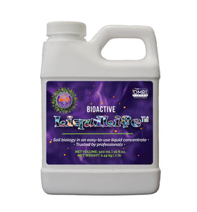 Purple Cow Organics Liquid Supercharger nourishes soil health with fulvic and humic acids.
