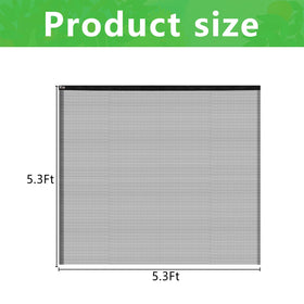 Purple Star 1N breathable garden netting mesh protects plants while allowing airflow.