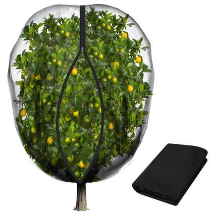 Purple Star 1N fruit tree netting with zipper and drawstring for easy access during care.