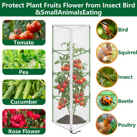 PURPLE STAR 1N durable nylon mesh material provides lightweight, tear-resistant plant protection.