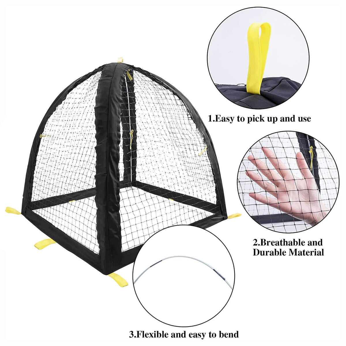 Purple Star 1N pest guard cover fiberglass poles provide sturdy support