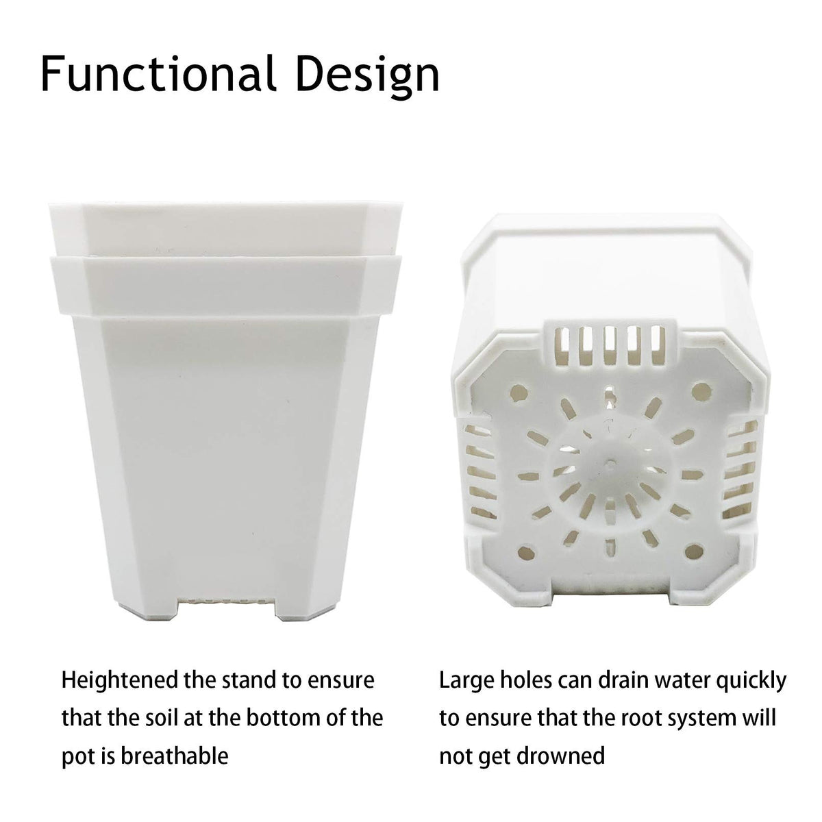 Purple Star 1N transparent lid lets you monitor moisture at a glance.