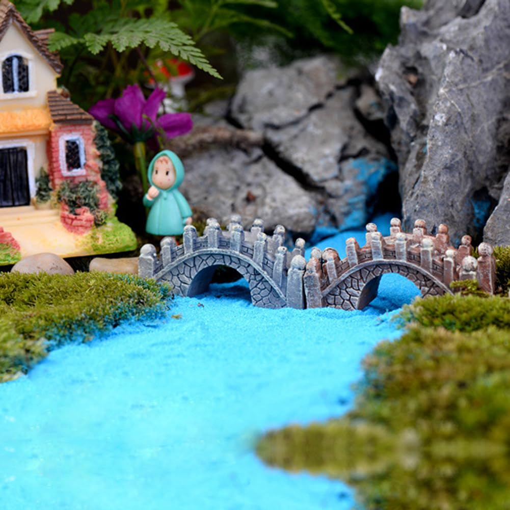 Purple Star crafting bridge complements micro landscapes and craft projects