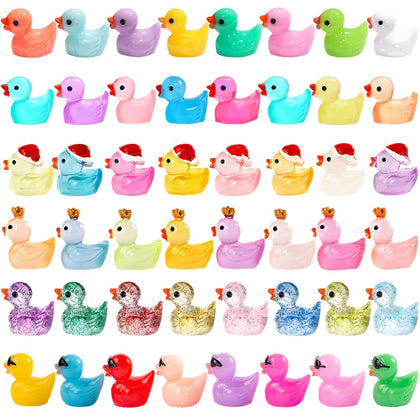 Purple Star mini ducks 50-pack for fairy garden displays and playful setup.