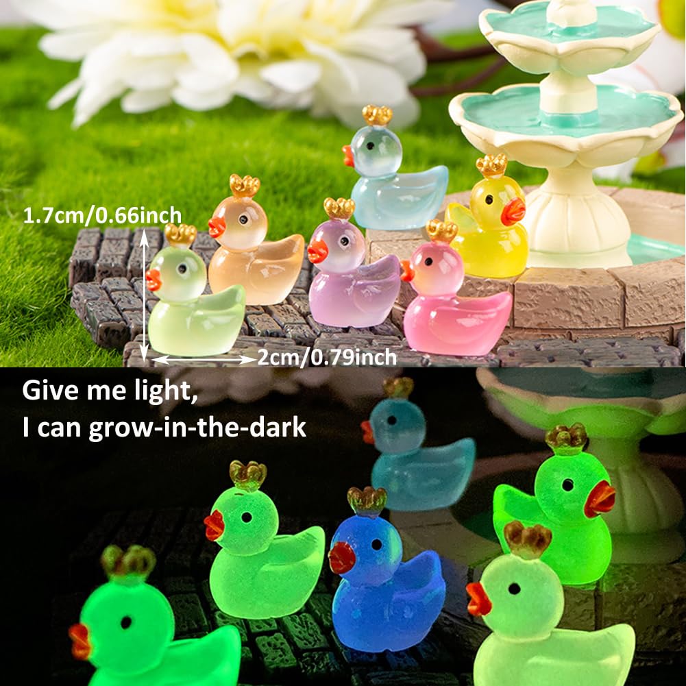 Purple Star mini ducks for dollhouses and micro landscape displays.