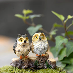 Purple Star mini owl gift set is a thoughtful decor accent.