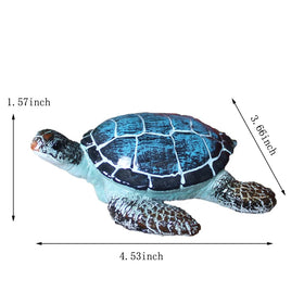Purple Star mini turtle statue suits aquariums and terrariums for nature-inspired displays.