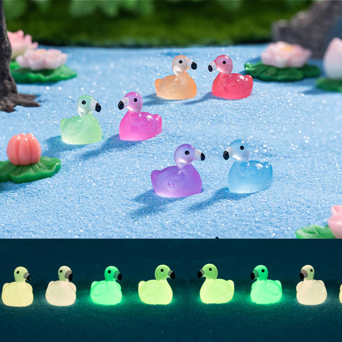 Purple Star mini turtles enhance nature-inspired terrariums and fairy houses.