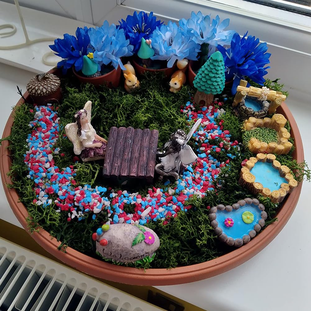 Durable Purple Star ponds provide nature-inspired detail in micro landscapes and tabletop displays.