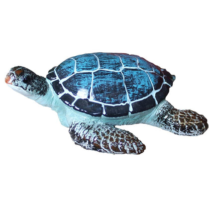Purple Star small turtle figurine for garden decor adds coastal charm to outdoor spaces.