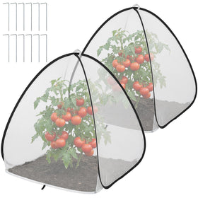 Purple Star 1N 2pc pop-up insect barrier cover front view showing mesh enclosure