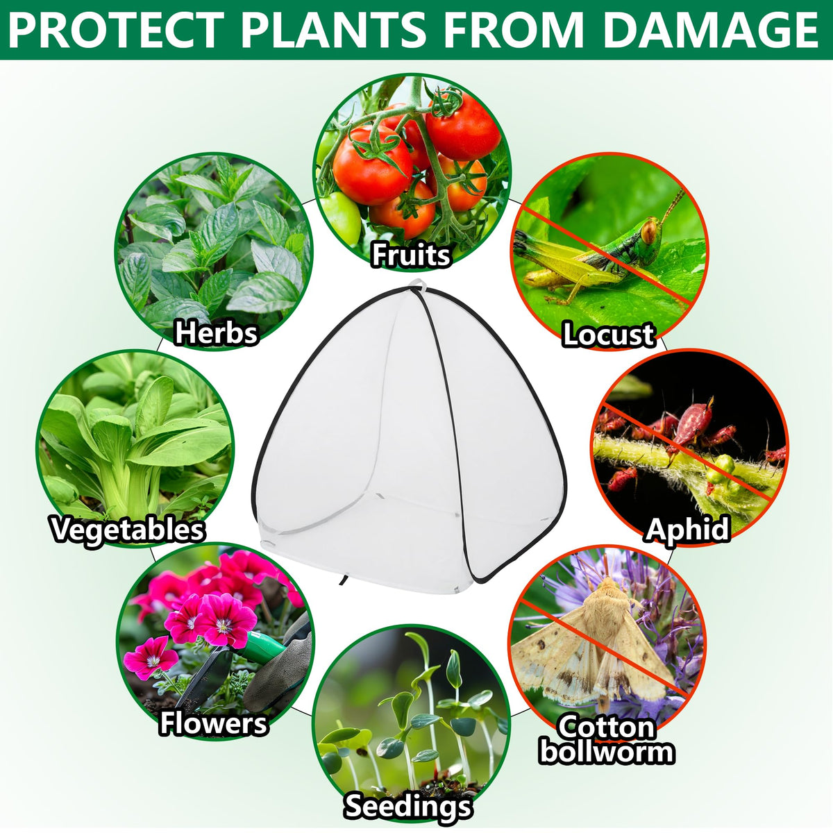 Purple Star 1N outdoor garden protection for vegetables and fruits