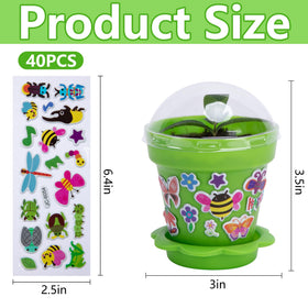 Purplestar foam stickers for easy DIY pot customization.