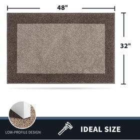 PURRUGS Absorbent pile helps keep floors drier after muddy shoes