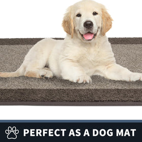 PURRUGS Non-Slip Backing keeps the mat steady on wet floors