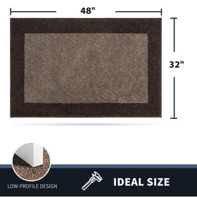 PURRUGS dirt-trapping door mat placed at entry reduces mess