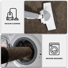 PURRUGS dirt-trapping door mat machine washable for easy care