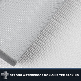PURRUGS easy-clean surface is vacuum-friendly and machine washable for repeated use.