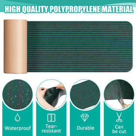 Pushglossy adhesive patch close-up demonstrates tear-resistant material.