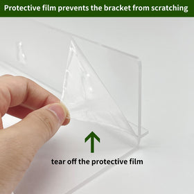 Pusonor balanced backplate improves stability for multiple items on display