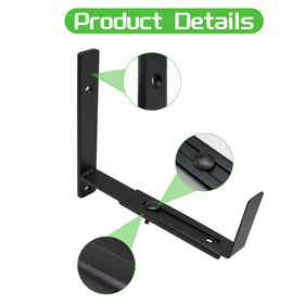 Pusonor brackets with included hardware for quick installation.